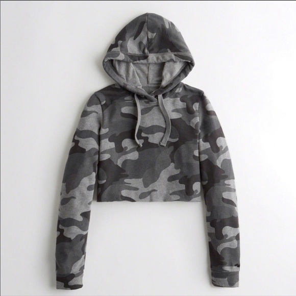 hollister camo hoodie